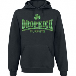 Dropkick Murphys Fighter Plaid Bluza z kapturem czarny. Czarne bluzy męskie marki Dropkick Murphys, l, z nadrukiem, z kapturem. Za 164,90 zł.