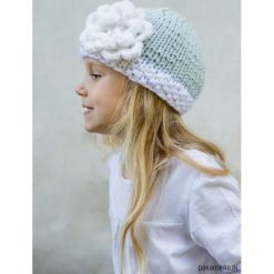 Czapka Flower. Szare czapeczki niemowlęce marki Pakamera. Za 65,00 zł.