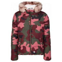 S.Oliver Pikowana Kurtka Zimowa Dziewczęca, Moro Xl Różowo-Zielona. Różowe kurtki dziewczęce marki S.Oliver, na zimę, moro, eleganckie. Za 299,00 zł.
