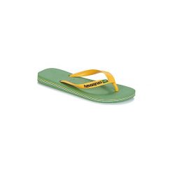 Japonki Havaianas BRAZIL LOGO. Zielone japonki damskie Havaianas, bez wzorów. Za 87,20 zł.