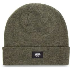 Czapka VANS - Gable Cuff Bean VN0A3HOKKCZ Grape Leaf. Zielone czapki męskie Vans, bez wzorów, z elastanu. W wyprzedaży za 79,00 zł.