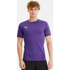 Puma teamGOAL 23 Koszulka Fioletowy. Fioletowe podkoszulki męskie Puma, s, bez wzorów, z poliesteru, z krótkim rękawem. Za 102,95 zł.