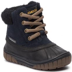 Śniegowce GEOX - B Omar B.Wpf C B942DC 02243 C0045 M Navy/Black. Niebieskie śniegowce chłopięce Geox, bez zapięcia. W wyprzedaży za 199,00 zł.