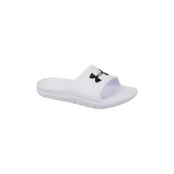Klapki Under Armour Core PTH Slides 3021286-100. Szare kapcie męskie Under Armour, bez wzorów. Za 69,99 zł.