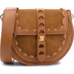 Torebka COCCINELLE - C02 Carousel Suede E1 CO2 12 01 01 Cuir/Cuir W12. Brązowe listonoszki damskie marki Coccinelle, ze skóry. Za 1999,90 zł.