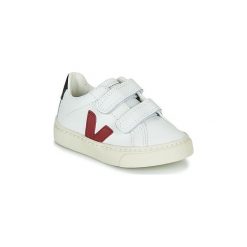 Buty Dziecko Veja ESPLAR SMALL VELCRO. Białe trampki chłopięce Veja, bez wzorów, bez zapięcia. Za 309,00 zł.