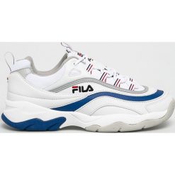 Fila - Buty Ray F Low. Białe buty sportowe męskie Fila, z gumy, na sznurówki. Za 429,90 zł.