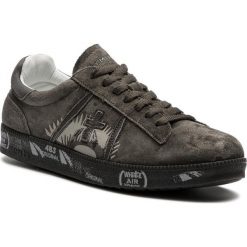 Sneakersy PREMIATA - Andy 3328 Szary. Szare sneakersy męskie marki Premiata, na co dzień, bez wzorów, ze skóry, eleganckie, bez zapięcia. W wyprzedaży za 439,00 zł.