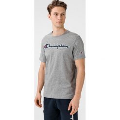 Champion Koszulka Szary. Szare podkoszulki męskie Champion, s, z haftami, z bawełny, z krótkim rękawem. Za 152,95 zł.