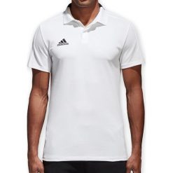 Koszulki do piłki nożnej męskie: Adidas Koszulka męska Condivo 18 CO Polo biała r. M (CF4377)
