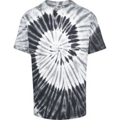 T-shirty męskie: Urban Classics Spiral Tie Dye Pocket Tee T-Shirt czarny/szary/biały