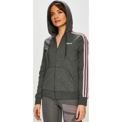 Adidas Performance - Bluza. Szare bluzy damskie adidas Performance, s, z nadrukiem, z bawełny, bez rękawów, z kapturem. W wyprzedaży za 179,90 zł.