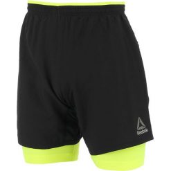 Spodenki i szorty męskie: spodenki do biegania męskie REEBOK RUNNING ESSENTIALS 2-1 SHORT / BK7304