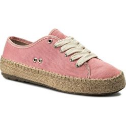 Espadryle EMU AUSTRALIA - Agonis W11411 Pink Watermelon. Czerwone espadryle damskie marki EMU Australia, z materiału, na płaskiej podeszwie. W wyprzedaży za 199,00 zł.