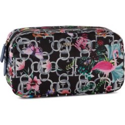 Kosmetyczka FURLA - Bloom 1026595 E ER37 R88 Toni Onyx/Pervinca. Czarne kosmetyczki męskie Furla, bez wzorów, z tkaniny. Za 299,00 zł.