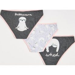 Majtki z lemurami - Jasny szary. Szare majtki damskie Sinsay, s. Za 19,99 zł.