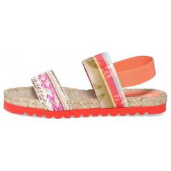 Desigual Sandały Damskie Formenter 38 Wielokolorowy. Różowe rzymianki damskie Desigual. W wyprzedaży za 169,00 zł.