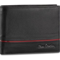 Duży Portfel Męski PIERRE CARDIN - Sah TILAK15 8805 Czarny/Czerwony. Czarne portfele męskie Pierre Cardin, bez wzorów, ze skóry. Za 99,00 zł.