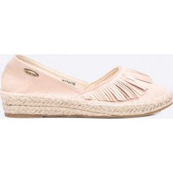 Big Star - Espadryle. Brązowe espadryle damskie marki BIG STAR, bez wzorów, ze skóry, bez obcasa. W wyprzedaży za 79,90 zł.