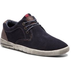 Półbuty S.OLIVER - 5-13605-21 Navy 805. Niebieskie półbuty męskie S.Oliver, ze skóry ekologicznej. Za 229,90 zł.