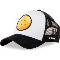 Czapka z daszkiem CAPSLAB - Dragon Ball Z 3 Crystal CL/DBZ3/1/CRI2 Crystal White. Czarne czapki męskie CapsLab, bez wzorów, z bawełny. Za 129,00 zł.