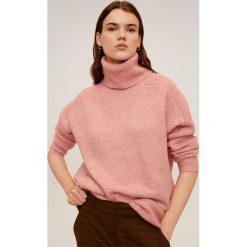 Mango - Sweter Donate. Różowe swetry damskie Mango, m, bez wzorów, z elastanu, bez rękawów, bez kaptura. W wyprzedaży za 69,90 zł.