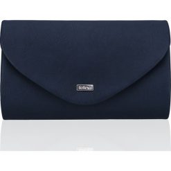 Kopertówka damska Felice F15 MAT granatowa - granatowy. Niebieskie kopertówki damskie Felice, w paski, małe, bez dodatków. Za 49,99 zł.