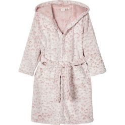 Szlafrok "Reetah" w kolorze jasnoróżowym. Brązowe szlafroki dziewczęce name it girls, z aplikacjami, bez kaptura. W wyprzedaży za 77,95 zł.