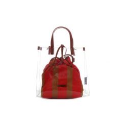 Torby shopper Manila Grace B032EU. Czerwone torby damskie na zakupy marki Manila Grace, bez wzorów, bez dodatków. Za 596,34 zł.