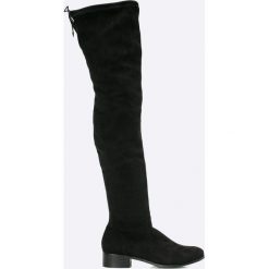 Bullboxer - Kozaki. Szare buty zimowe damskie marki Bullboxer, z materiału, na sznurówki. W wyprzedaży za 179,90 zł.