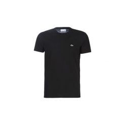 T-shirty z krótkim rękawem Lacoste TH6709. Czarne t-shirty męskie Lacoste, s, bez wzorów, bez kołnierzyka, krótkie. Za 249,00 zł.