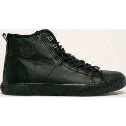 Big Star - Trampki. Czarne trampki męskie BIG STAR, bez wzorów, z gumy, retro, na sznurówki. Za 159,90 zł.