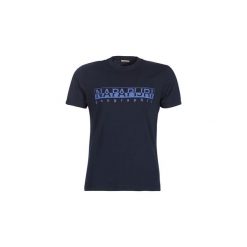 T-shirty z krótkim rękawem Napapijri SEVORA. Niebieskie t-shirty męskie Napapijri, s, bez wzorów, bez kołnierzyka, krótkie. Za 151,20 zł.