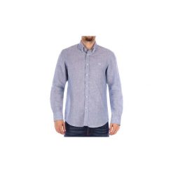 Koszule z długim rękawem Harmont Blaine CRB 12 LINEN. Koszule męskie Harmont Blaine, xl, bez wzorów, bez kołnierzyka, z długim rękawem. Za 718,32 zł.
