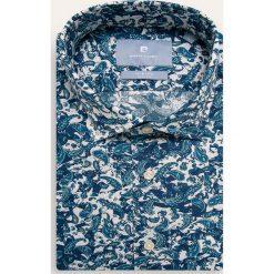 Pierre Cardin - Koszula. Niebieskie koszule męskie Pierre Cardin, bez wzorów, z bawełny, klasyczne, z klasycznym kołnierzykiem, z długim rękawem. Za 379,90 zł.