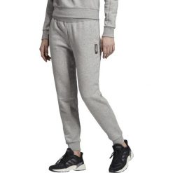 Spodnie adidas Brilliant Basics Track EI4630. Szare spodnie damskie Adidas, bez wzorów, z bawełny. Za 169,00 zł.