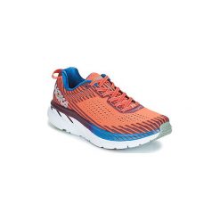 Buty do biegania Hoka one one CLIFTON 5. Czerwone buty sportowe damskie marki Hoka One One, bez wzorów, do biegania. Za 549,99 zł.