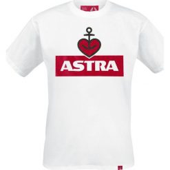 T-shirty męskie: Astra Heart Anchor T-Shirt biały
