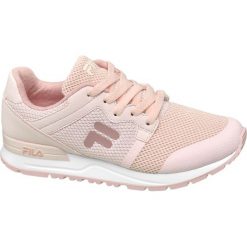 Sneakersy damskie Fila różowe. Różowe sneakersy damskie Fila, z gumy. Za 159,90 zł.