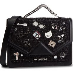 Torebki klasyczne damskie: Torebka KARL LAGERFELD - 86KW3015 Black 999