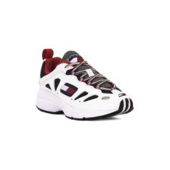 Buty Tommy Hilfiger HERITAGE RETRO. Białe trampki męskie TOMMY HILFIGER, bez wzorów, retro, bez zapięcia. Za 525,42 zł.