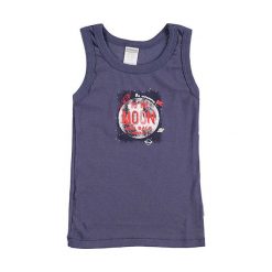 T-shirty chłopięce z nadrukiem: Podkoszulek w kolorze szaroniebieskim