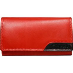 Portfel damski skórzany Lorenti RD-08-CMN. Czerwone portfele damskie 4U Cavaldi, bez wzorów, ze skóry. Za 49,90 zł.
