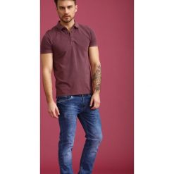 Koszulki polo: T-SHIRT POLO MĘSKI GŁADKI