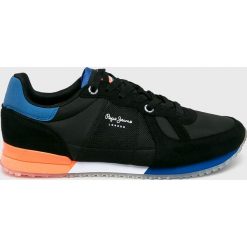 Pepe Jeans - Buty Tinker Neon. Czarne buty sportowe męskie marki Pepe Jeans, z jeansu, na sznurówki. Za 349,90 zł.