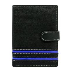 Portfel męski skórzany N4L-SGT. Czarne portfele męskie ROVICKY, bez wzorów, ze skóry. Za 39,90 zł.