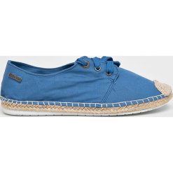Big Star - Espadryle. Niebieskie espadryle damskie BIG STAR, bez wzorów, z gumy, bez obcasa, na obcasie. W wyprzedaży za 79,90 zł.