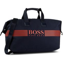 Torba BOSS - Pixel 50332696 411. Niebieskie torby podróżne Boss, z materiału. W wyprzedaży za 569,00 zł.