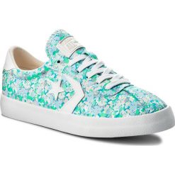 Sneakersy CONVERSE - Breakpoint Ox 555952C Fresh Cyan/Barely Orange/White. Niebieskie półbuty damskie Converse, ze skóry ekologicznej. W wyprzedaży za 179,00 zł.