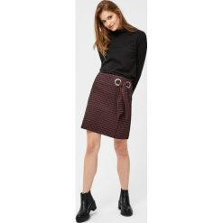 Spódnica mini w kratkę. Spódniczki damskie Moodo, xs, w kratkę, mini. Za 27,99 zł.